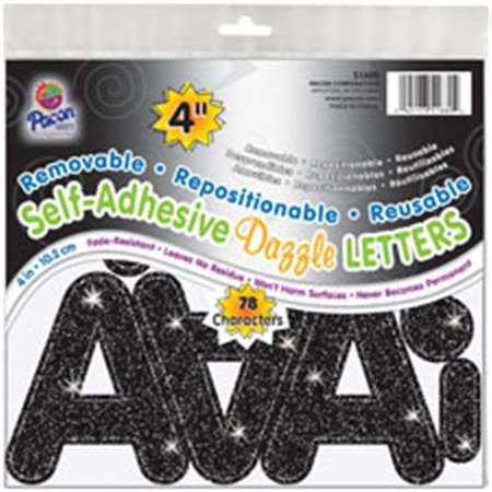 BOOMBOX Self-Adhesive Dazzle Design Letters - Black BO789826